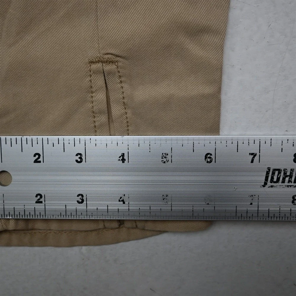 True Religion L Khaki Vented Cuff Slim Pull On Cargo Womens Pants